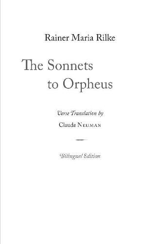 The Sonnets to Orpheus