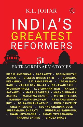 Cover image for INDIA'S GREATEST REFORMERS