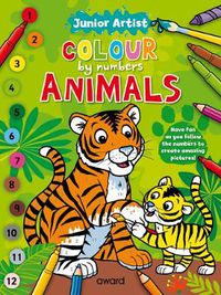 Cover image for Junior Artist Colour By Numbers: Animals