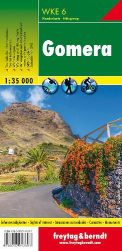Cover image for Gomera Hiking + Leisure Map 1:50 000