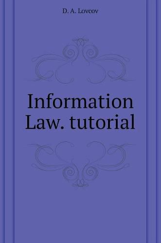 Cover image for Information Law. tutorial