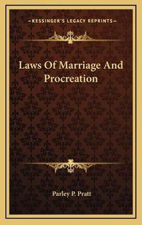 Cover image for Laws of Marriage and Procreation