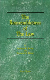 Cover image for The Reasonableness of the Law