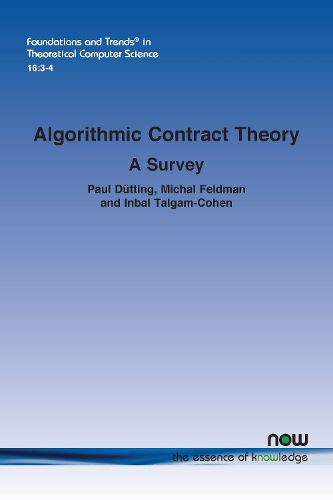 Cover image for Algorithmic Contract Theory