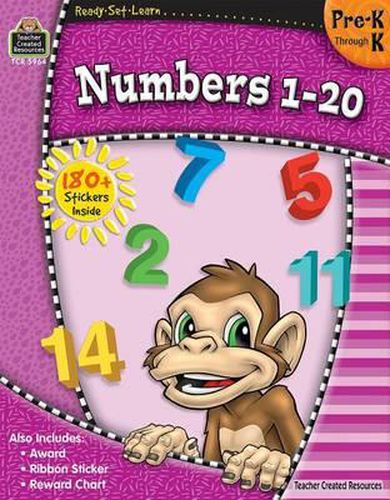 Cover image for Ready-Set-Learn: Numbers 1-20 Prek-K