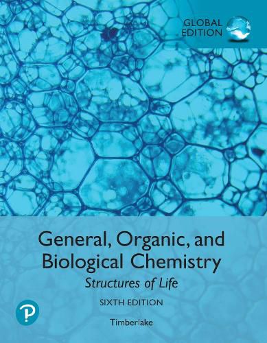 Pearson Modified MasteringChemistry with Pearson eText - Instant Access - for General, Organic, and Biological Chemistry: Structures of Life, Global Edition