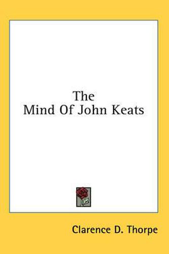 Cover image for The Mind of John Keats