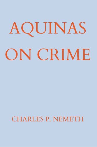 Cover image for Aquinas on Crime