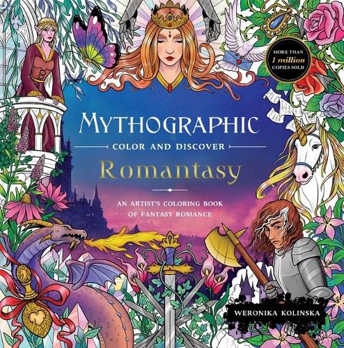 Cover image for Mythographic Color and Discover: Romantasy