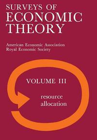 Cover image for Surveys of Economic Theory: Resource Allocation