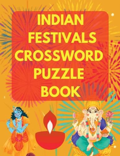 Cover image for Indian Festivals Crossword Puzzle Book