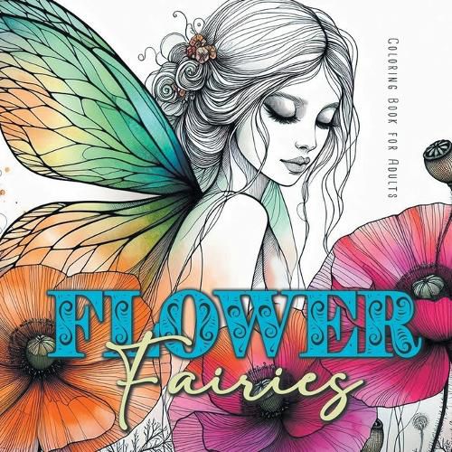 Cover image for Flower Fairies Coloring Book for Adults