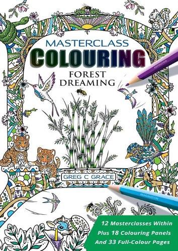 Cover image for Masterclass Colouring: Forest Dreaming