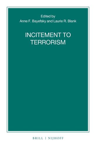 Cover image for Incitement to Terrorism