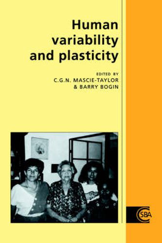 Cover image for Human Variability and Plasticity