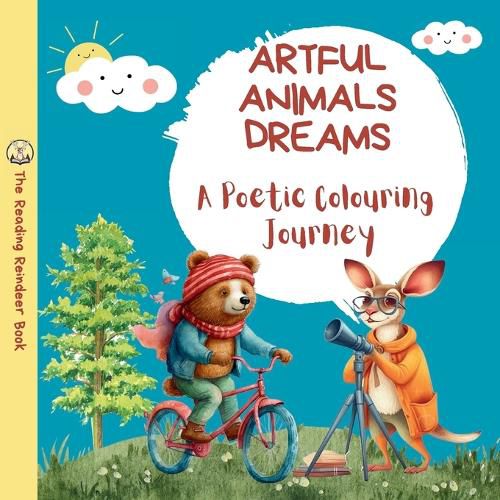 Cover image for Artful Animals Dreams: A Poetic Colouring Journey