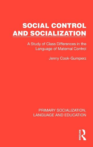 Cover image for Social Control and Socialization