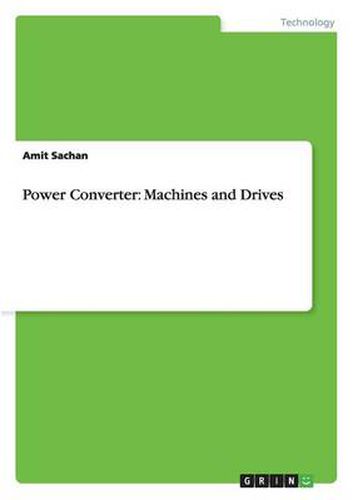 Cover image for Power Converter: Machines and Drives