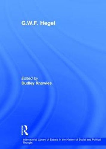 Cover image for G.W.F. Hegel