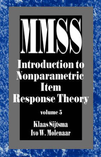 Cover image for Introduction to Nonparametric Item Response Theory