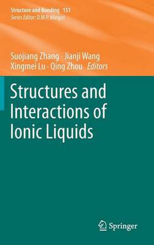 Cover image for Structures and Interactions of Ionic Liquids