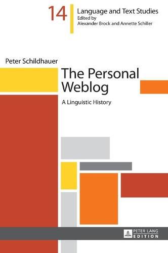 Cover image for The Personal Weblog: A Linguistic History