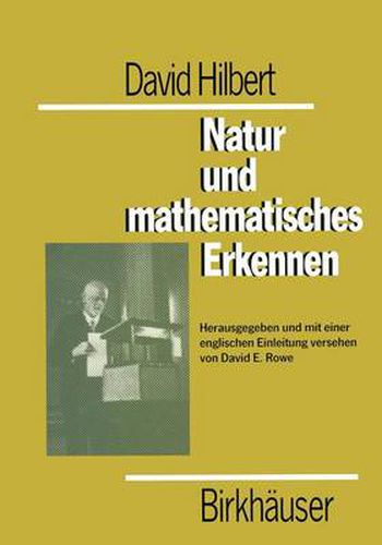 David Hilbert Natur Und Mathematisches Erkennen