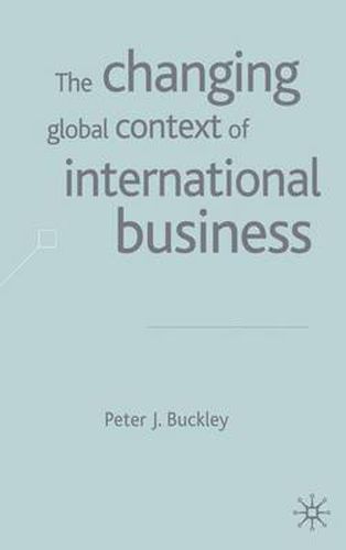 Cover image for The Changing Global Context of International Business