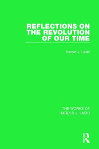 Cover image for Reflections on the Revolution of Our Time