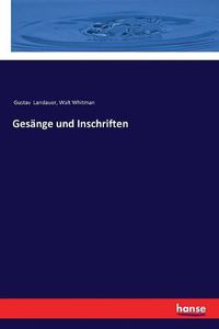 Cover image for Gesange und Inschriften