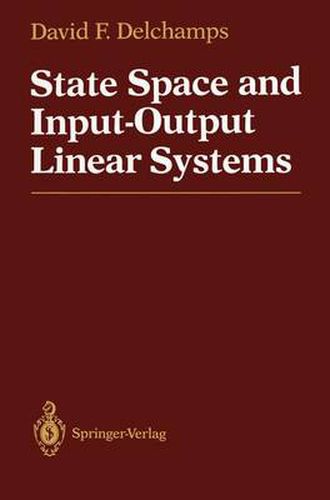 Cover image for State Space and Input-Output Linear Systems