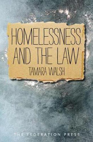 Cover image for Homelessness and the Law