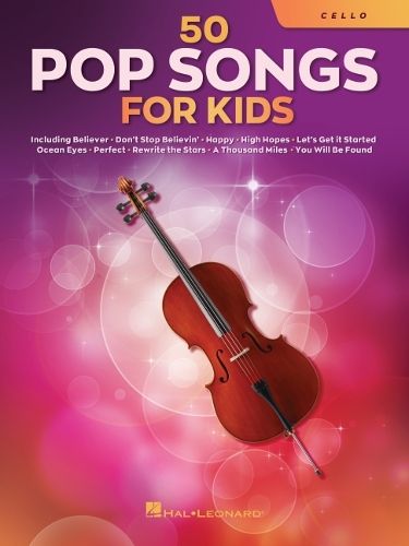 Cover image for 50 Pop Songs for Kids: For Cello