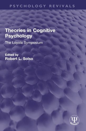 Cover image for Theories in Cognitive Psychology
