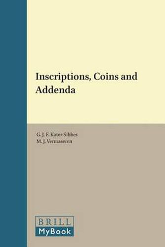 Cover image for Inscriptions, Coins and Addenda