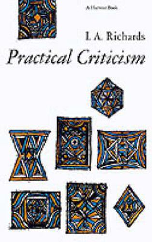 Cover image for Practical Criticism: A Study of Literary Judgment