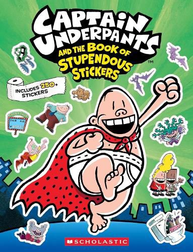 Cover image for Captain Underpants: Sticker Book
