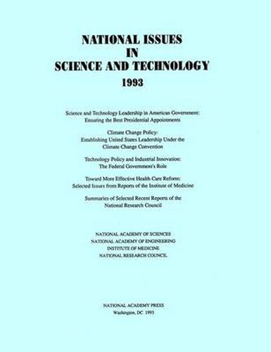 National Issues in Science and Technology