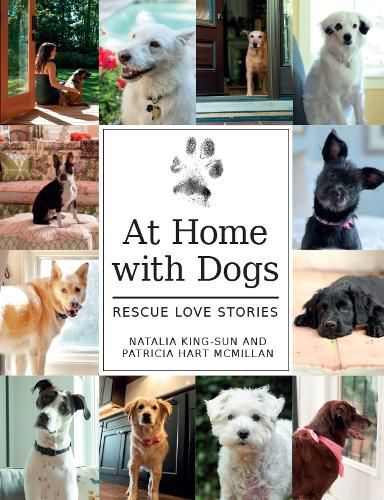 Cover image for At Home with Dogs: Rescue Love Stories