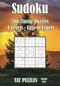 Cover image for Sudoku: 200 Classic Puzzles - 4 Levels - Easy to Expert