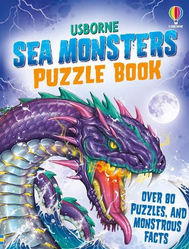Cover image for Sea Monsters Puzzle Book