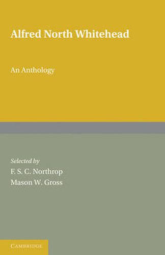 Cover image for Alfred North Whitehead: An Anthology 2 Part Paperback Set