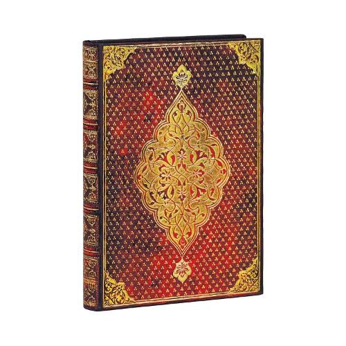 Cover image for Golden Trefoil Midi Unlined Hardcover Journal (Elastic Band Closure)