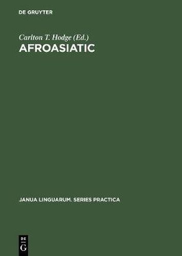 Cover image for Afroasiatic: A Survey