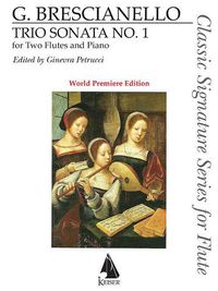 Cover image for Trio Sonata No. 1 for Two Flutes and Basso Continuo: Realized for Piano
