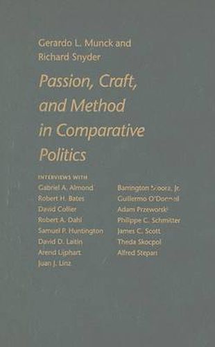 Cover image for Passion, Craft, and Method in Comparative Politics