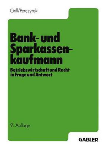 Cover image for Der Bank- und Sparkassenkaufmann