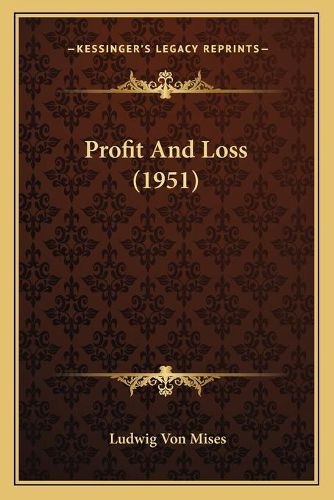 Cover image for Profit and Loss (1951)