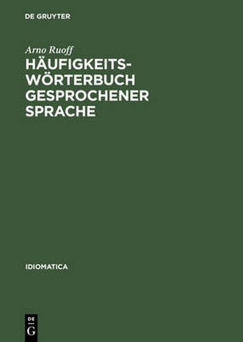 Haufigkeitswoerterbuch gesprochener Sprache