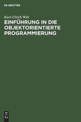 Cover image for Einfuhrung in die objektorientierte Programmierung